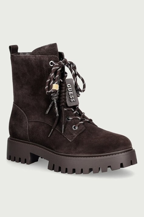 Guess Bakancs platformos női velúr FIZZLE barna FLFFIZ SUE10