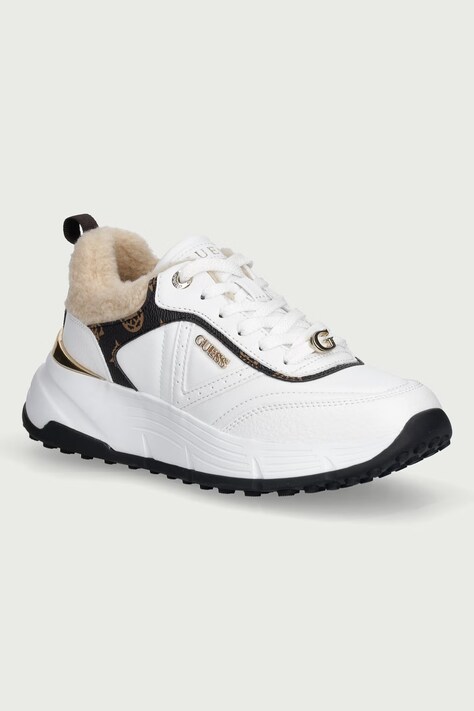 Guess FACTER sneakers dámske biele FLFFAC ELE12