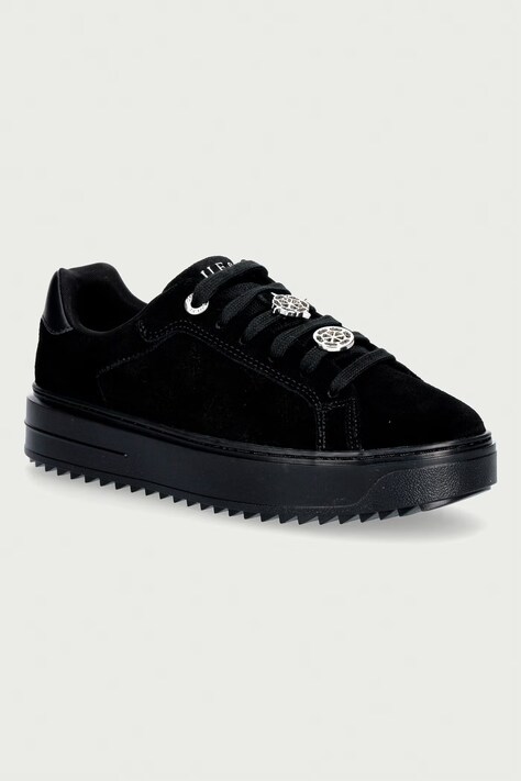 Guess DUENA2 sneakers γυναικεία σουέτ μαύρα FLFDU2 SUE12