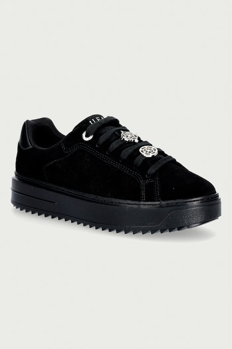 Guess DUENA2 sneakers γυναικεία σουέτ μαύρα FLFDU2 SUE12