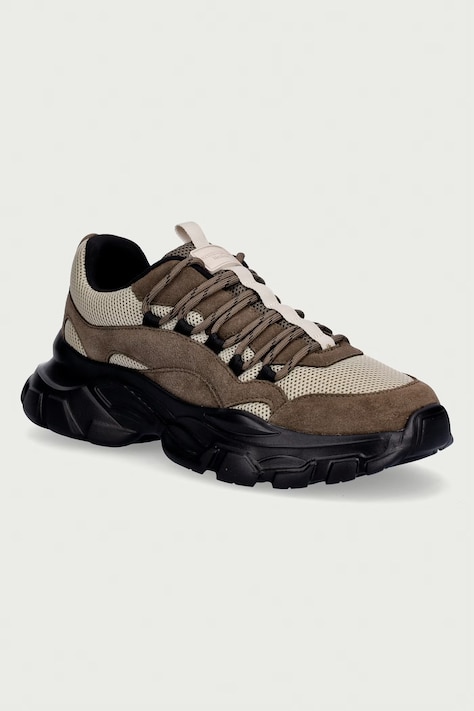 Weekend Max Mara sneakersy damskie zielone na platformie 2625766015600