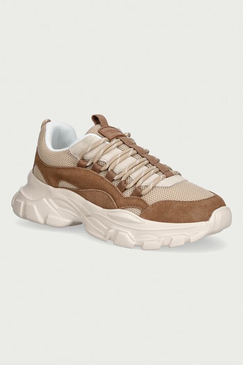 Weekend Max Mara sneakersy damskie beżowe 2625766015600