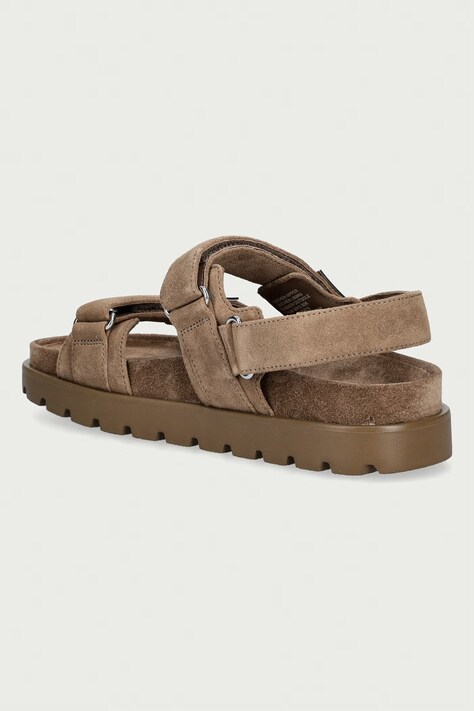 Tory Burch босоніжки жіночі замшеві Mellow Sport Sandal — AW26-OBDW1E, бежевий — фото 3