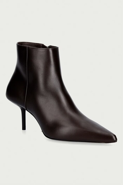 Max Mara Gležnjače za žene od kože smeđe 2624796032600