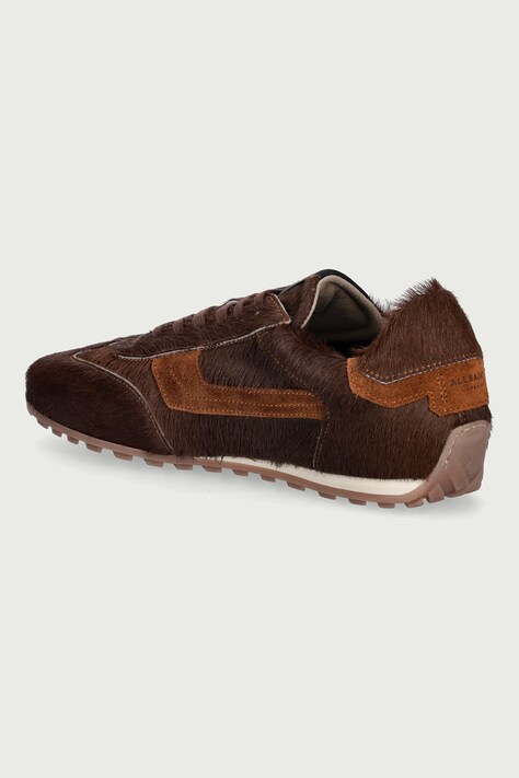 AllSaints Liam Hex Sneaker sneakersy damskie skórzane brązowe W073FF