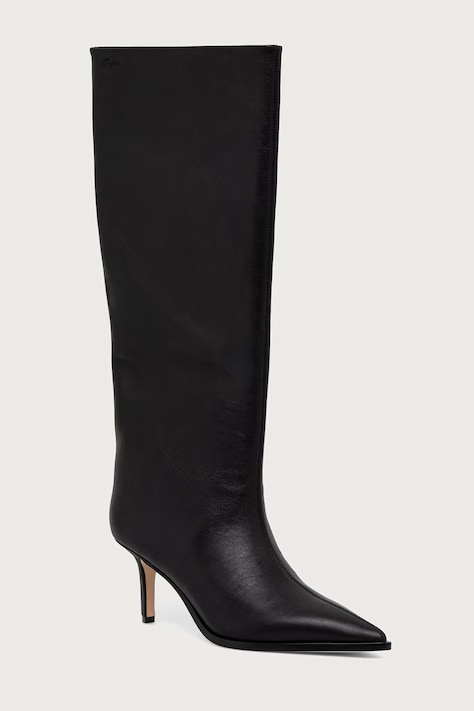 BOSS Orange Stivali su una spilla da donna in pelle Miah neri 50573044.001