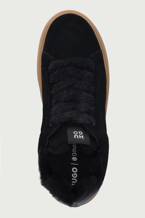 HUGO Lyzz кросівки жіночі замшеві — AW26-OBDW3M, чорний — фото 4