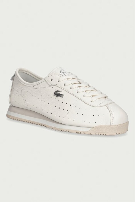 Lacoste CLUB-LOW sneakersy damskie skórzane beżowe 52SFA0025