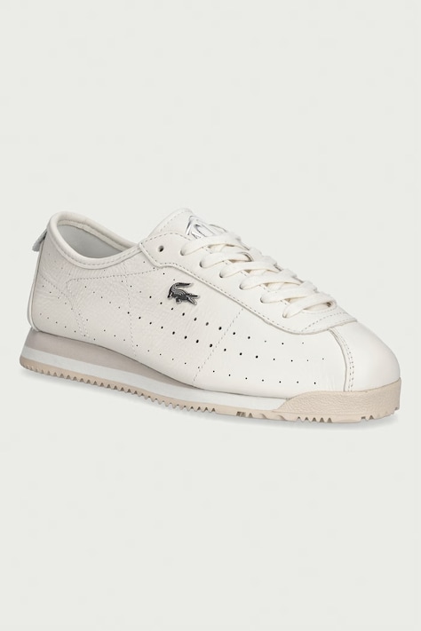 Lacoste CLUB-LOW sneakersy damskie skórzane beżowe 52SFA0025