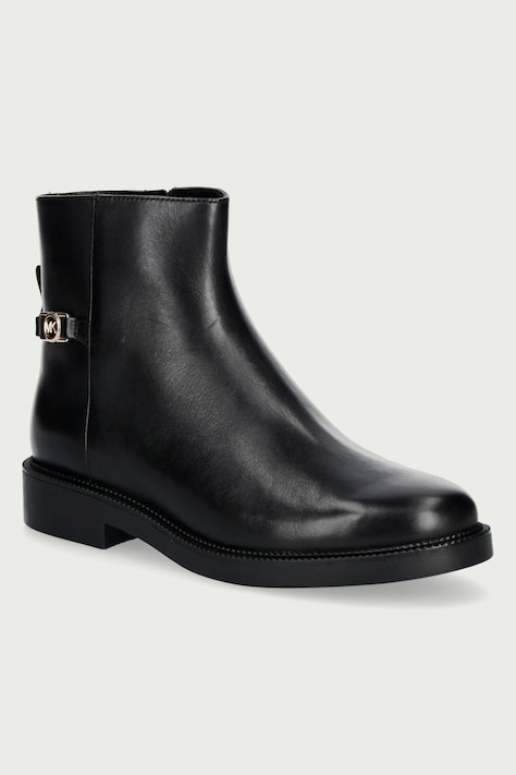 MICHAEL Michael Kors Μποτάκια Γυναικεία δερμάτινα Mandy Bootie μαύρα 40F5MAME5L.001