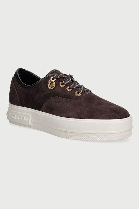 MICHAEL Michael Kors Lindsey Lace Up sneakers γυναικεία σουέτ καφέ 43F6LDFS1S.251
