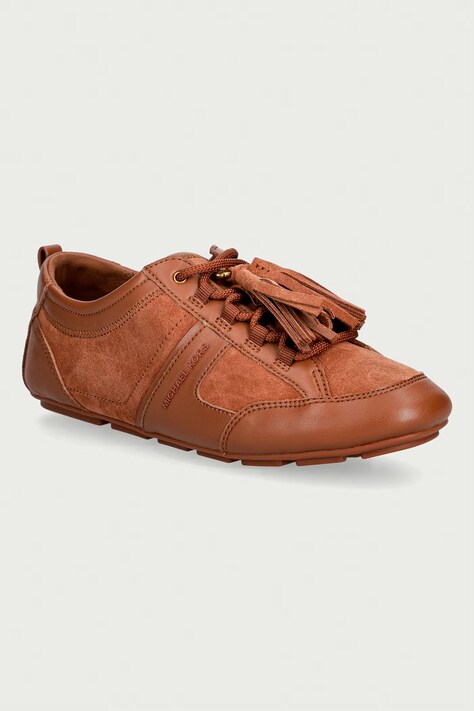 MICHAEL Michael Kors Keely Trainer tenisice za žene od kože smeđe 43F6KLFS2S.230