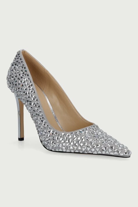 MICHAEL Michael Kors Štikle Elyse High Pump srebrne 40F6EYHP1S.040