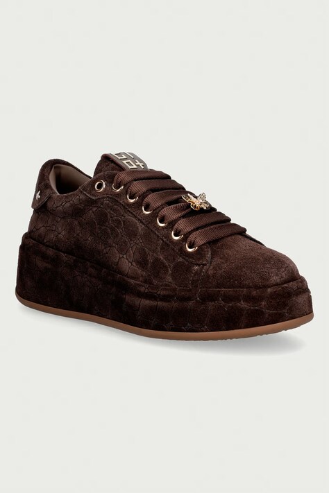 Gio+ Oliva sneakers γυναικεία σουέτ καφέ OLIVA122