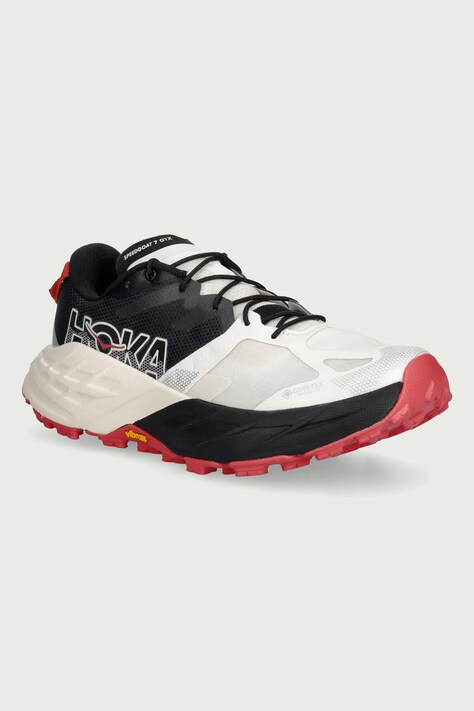 Hoka Buty do biegania damskie Speedgoat 7 GTX beżowe 1176677
