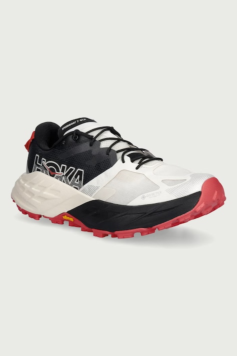 Hoka Buty do biegania damskie Speedgoat 7 GTX beżowe 1176677