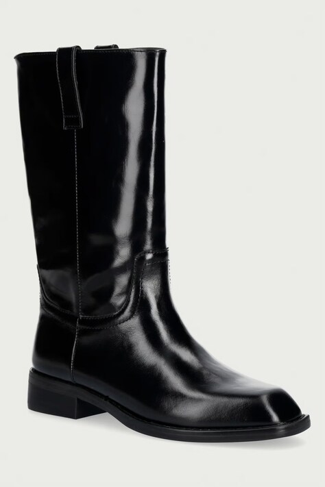Steve Madden Kozaki damskie skórzane Primo czarne 11005929