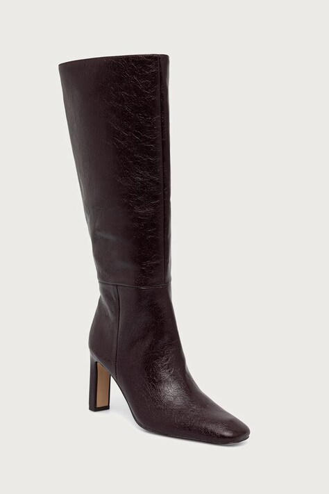 Steve Madden Kozaki damskie Max In bordowe 11005865