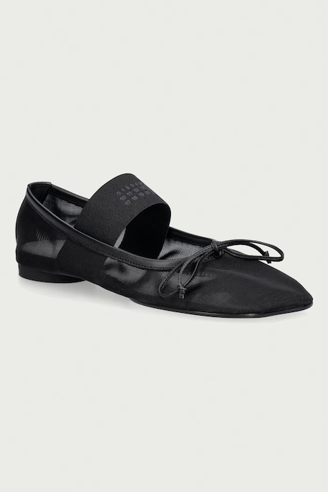 MM6 Maison Margiela baleriny czarne S59WZ0101-P7138