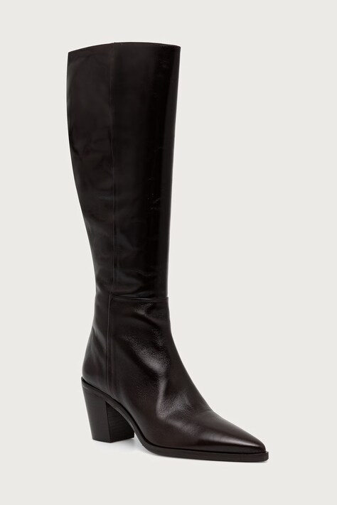 Billi Bi Škornji ženski usnjeni Espresso Marte calf 86 rjavi B1296