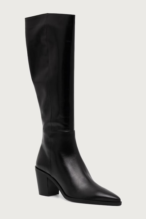Billi Bi Čižmy dámske kožené Black calf 80 čierne B1296