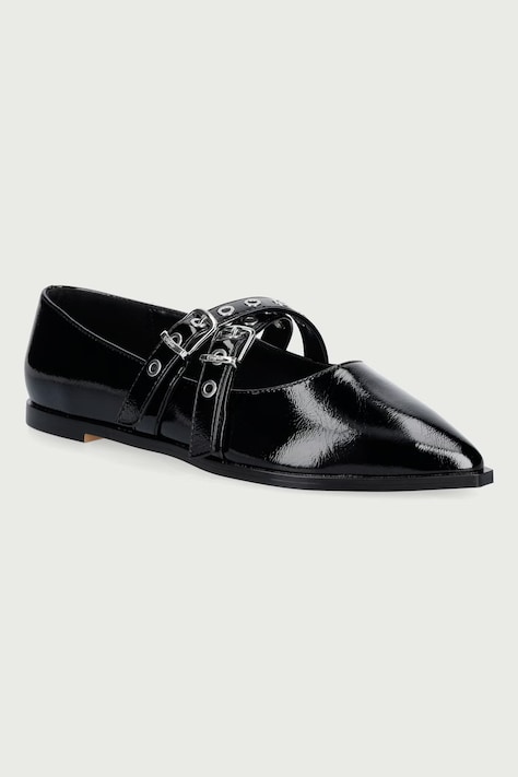 Buffalo Balerinke Marly Cross crne 1621026-BLK
