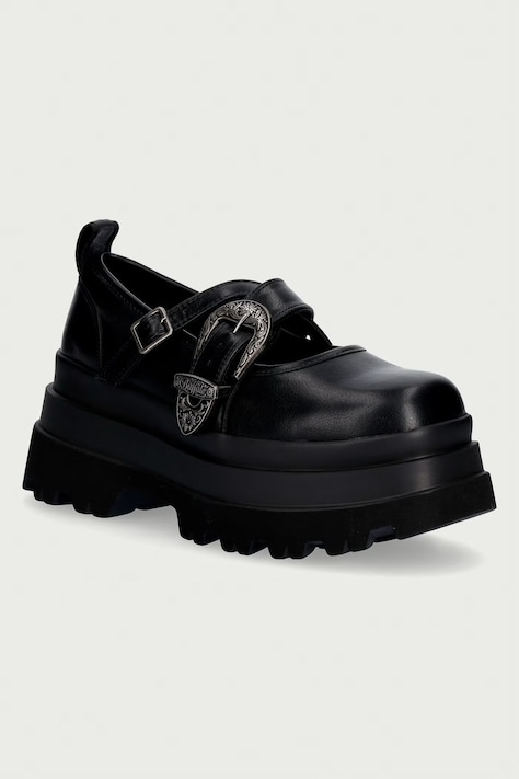 Buffalo baleriny Jupiter West Ballerina czarne 16412-BLK