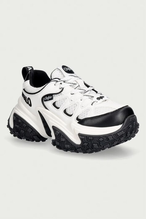 Buffalo Cerbo sneakersy damskie białe 16377-WHB
