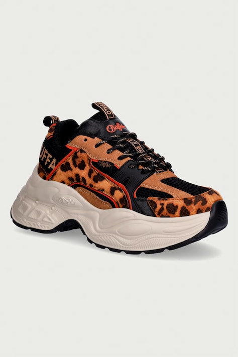 Buffalo Yuno sneakersy damskie brązowe 16355-LEO