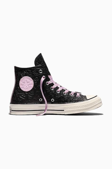 Converse X Hello Kitty Chuck 70 HI trampki damskie skórzane czarne wysokie A21834C