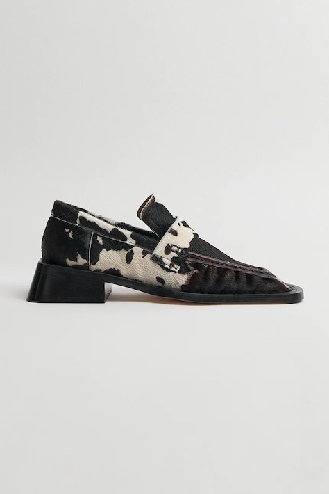 Miista Airi loafersy damskie zamszowe brązowe MI_5913