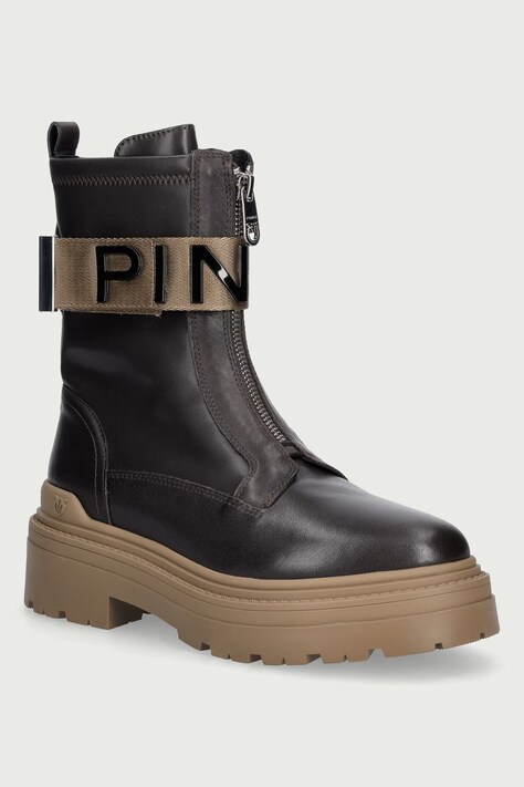 Pinko Členkové čižmy nad členok dámske Mia 13 hnedé SD0219P061L72