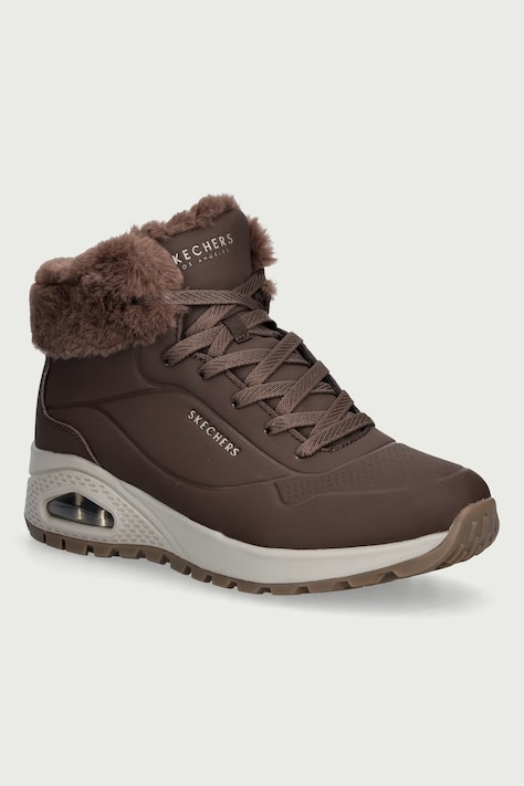Skechers UNO RUGGED śniegowce damskie brązowe 190285