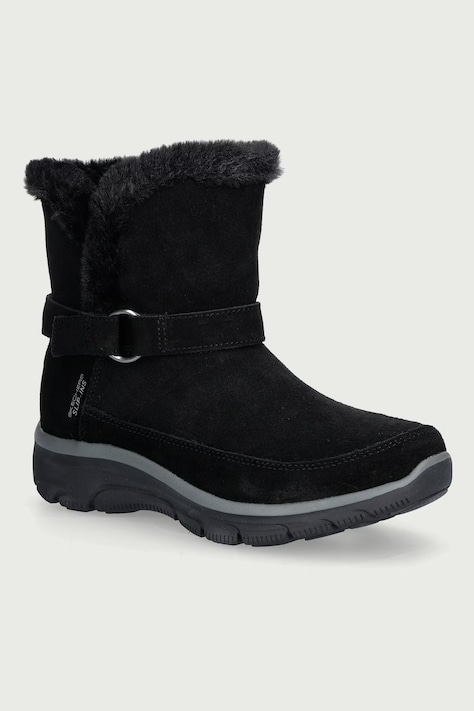 Skechers EASY GOING-DREAMERS LUXE VIBE snehule dámske semišové čierne 168051