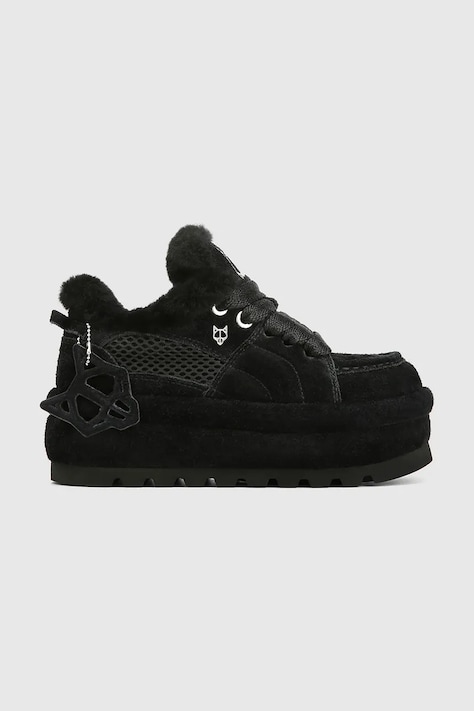 Naked Wolfe Beau śniegowce damskie zamszowe czarne Beau Black Suede