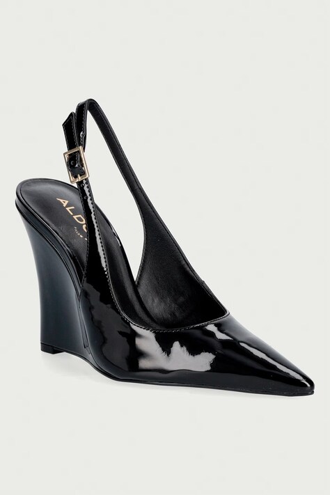 Aldo Γόβες STESSYWEDGE μαύρες 14422849 Pillow Walk