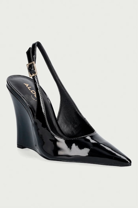 Aldo Γόβες STESSYWEDGE μαύρες 14422849 Pillow Walk