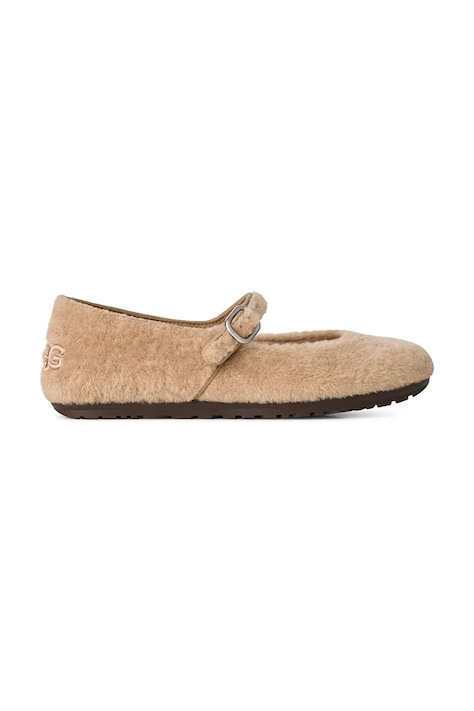 UGG Baleriny W Quill Ballet Flat beżowe 1190171.BCHW