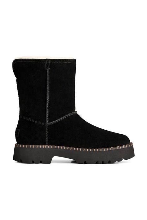 UGG W Uptowner Short Boot śniegowce damskie zamszowe czarne 1184492.BLK