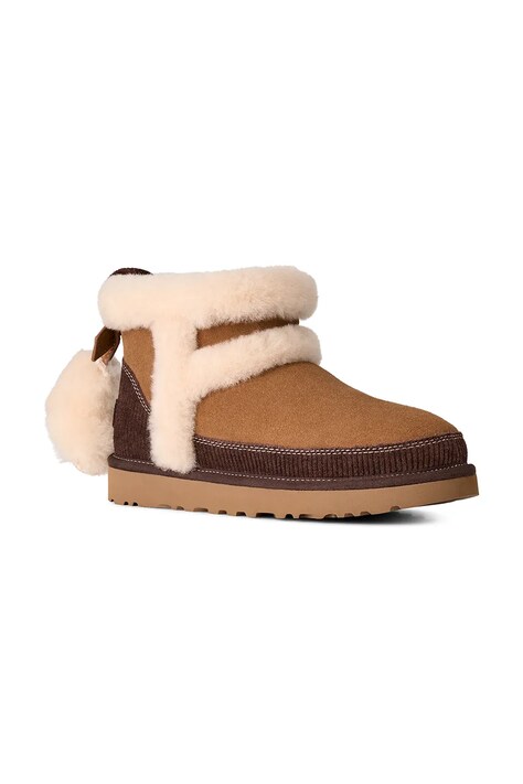 UGG W Classic Mini Heritage snehule dámske semišové hnedé 1180434.CHE