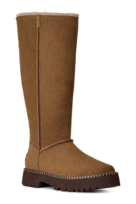 UGG W Uptowner Tall Boot śniegowce damskie zamszowe brązowe 1180414.LBNZ