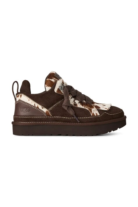UGG W Lowmel Western sneakers γυναικεία σουέτ καφέ 1180311.BCDR