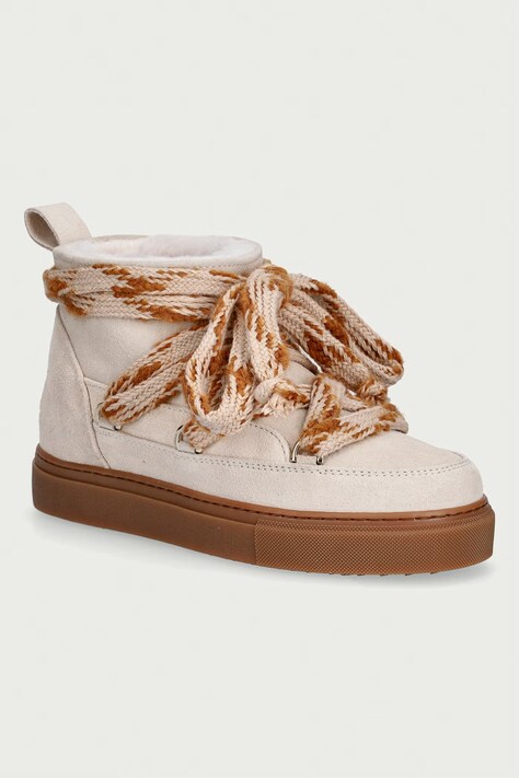 Inuikii Suede Knot śniegowce damskie zamszowe beżowe 1001.001.0531