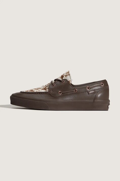 Vans 2-Eyelet Boat Shoe mokasíny dámske kožené hnedé nízke VN000Z96DRB1