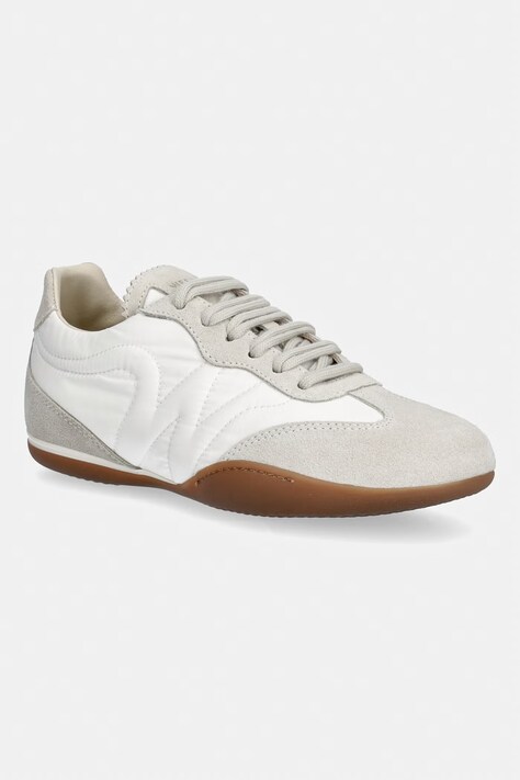 Weekend Max Mara sneakersy damskie zamszowe beżowe 2625766054600