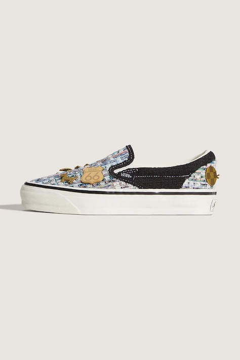 Vans LX Classic Slip-On 98 πάνινα sneakers Γυναικεία μαύρα χαμηλά VN000D9WY281