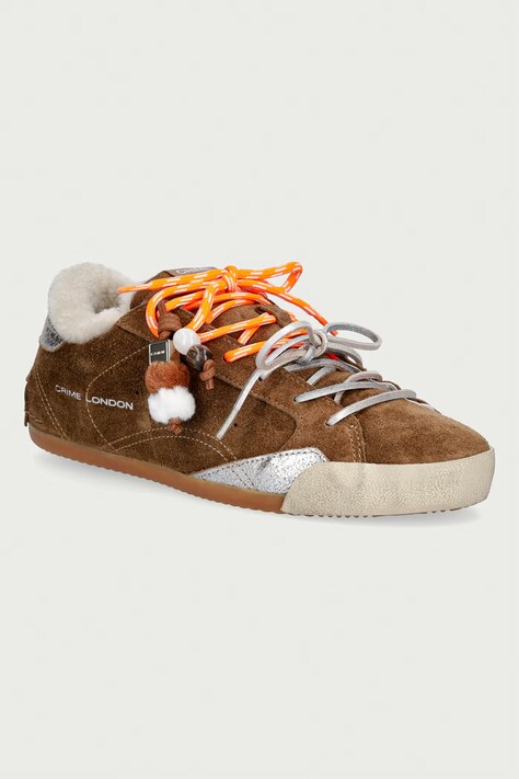 Crime London SNEAKERINA sneakers dámske semišové hnedé 23604AA9