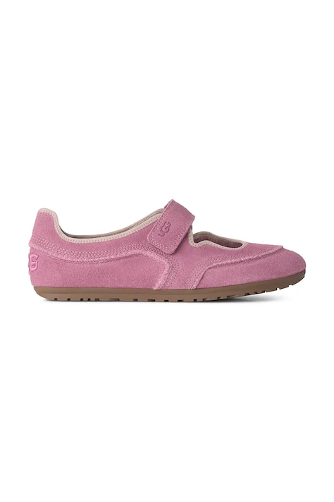 UGG Balerinke od brušene kože W Quill Mary Jane roze 1187530.DYR