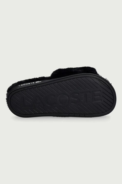 Lacoste шльопанці жіночі з плюшевою обробкою Serve Slide Dualiste Slides — фото 5