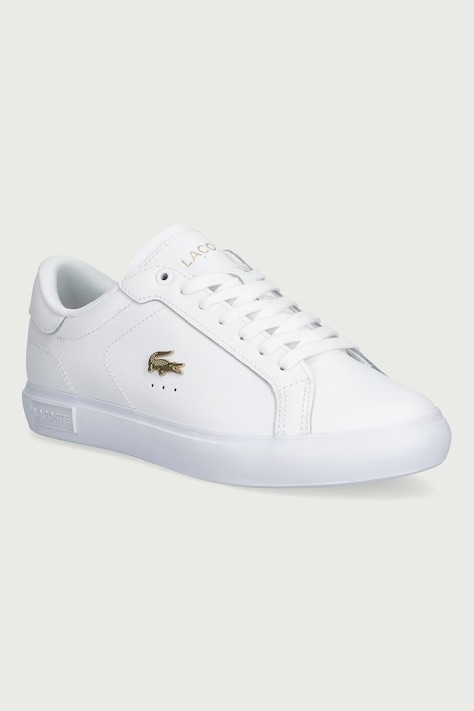 Lacoste POWERCOURT sneakersy damskie skórzane białe 51SFA0192